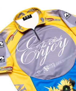 Always On Tour AOT Tour Jersey - Yellow/Grey Latest