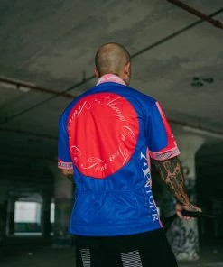 Always On Tour AOT Tour Jersey - Red/Blue Latest