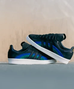 Adidas X Book Works Campus 80 - Core Black/Bold Blue/Collegiate Green