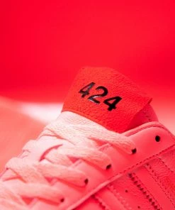 Adidas X 424 Shelltoe - Core White/Scarlet