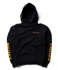 Sneaker Politics Latest Politics Always Ready 5 Star Fleece Hoodie - Black