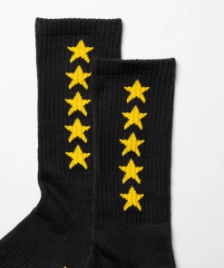 Sneaker Politics Politics Always Ready Star Socks - Black