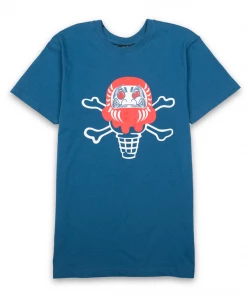 Ice Cream Daruma Tee - Dark Blue