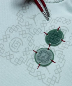 Jordan Brand Latest CLOT X Jordan Fleece Hoodie - Barely Green/Light Silver