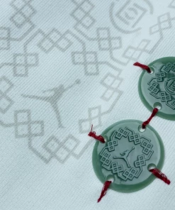 Jordan Brand CLOT X Jordan French Terry Sweatpants - Barely Green/Light Silver