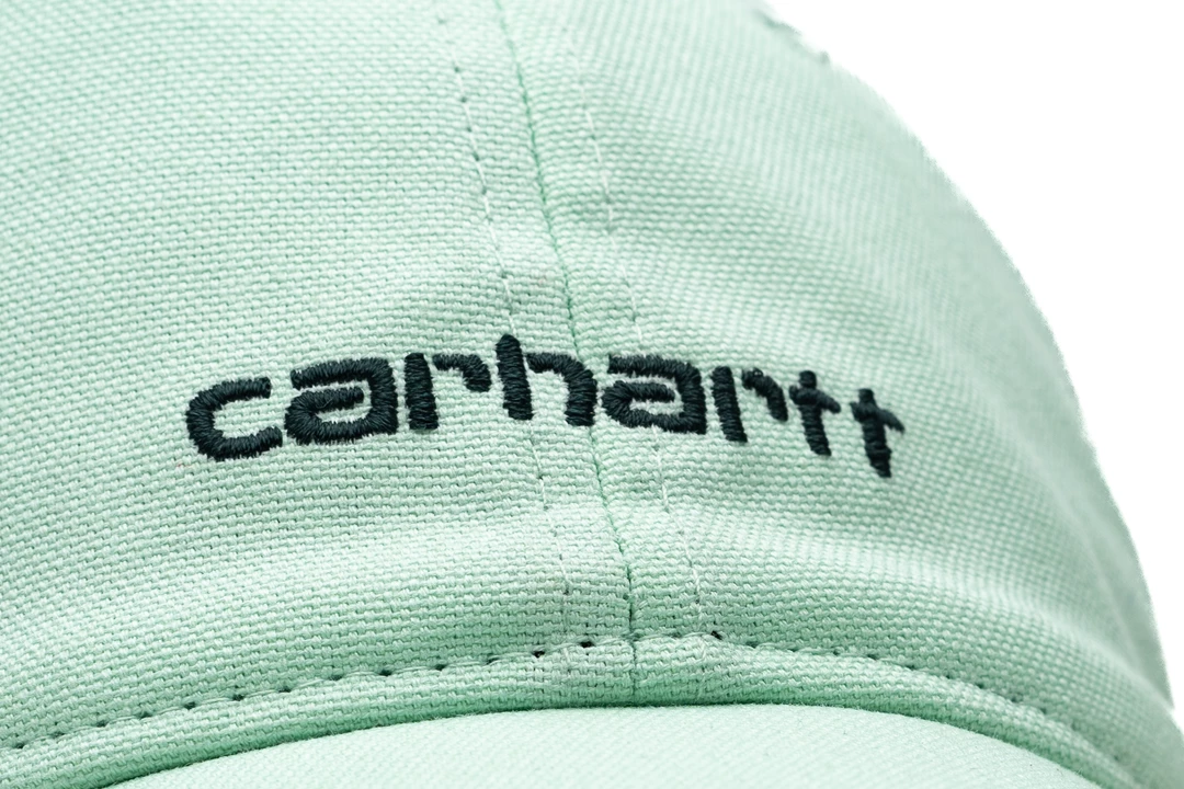 Latest Carhartt WIP Canvas Script Hat - Pale Spearmint 6 Latest Carhartt WIP Canvas Script Hat - Pale Spearmint