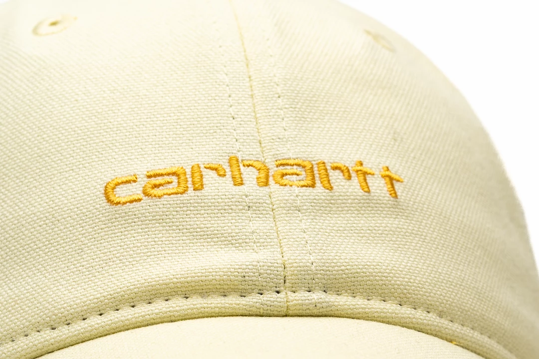 Carhartt WIP Canvas Script Hat - Soft Yellow 6 Carhartt WIP Canvas Script Hat - Soft Yellow