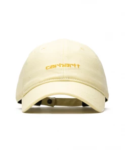 Carhartt WIP Canvas Script Hat - Soft Yellow