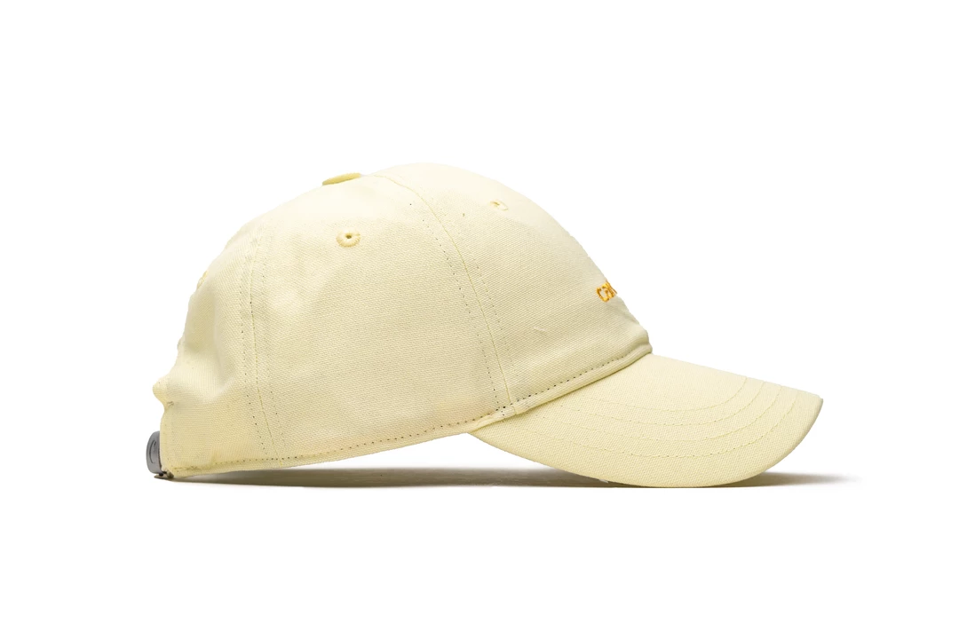Carhartt WIP Canvas Script Hat - Soft Yellow 2 Carhartt WIP Canvas Script Hat - Soft Yellow