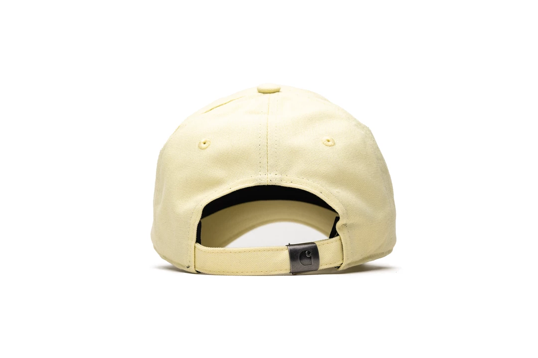 Carhartt WIP Canvas Script Hat - Soft Yellow 3 Carhartt WIP Canvas Script Hat - Soft Yellow