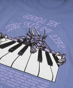 Latest Cold World Songs In The Key Of Life Tee - Purple