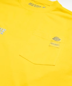 Latest Dickies X New York Sunshine Heavyweight L/S Pocket Tee - Yellow