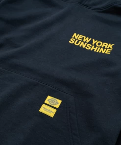 Dickies X New York Sunshine Graphic Fleece Hoodie - Navy
