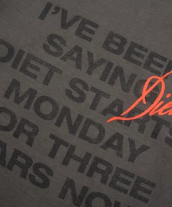 Diet Starts Monday 3 Year Tee - Black