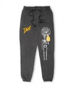 Diet Starts Monday State Champs Sweatpants - Black