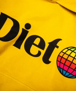 Diet Starts Monday Apple Hoodie - Yellow