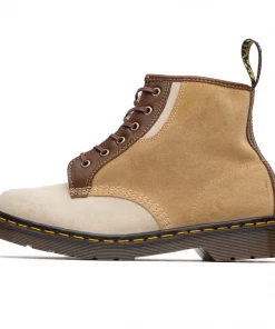 Dr. Martens 101 Suede Ankle Boot - Repello Calf Sand/Chalk Latest