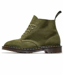 Dr. Martens 101 Suede Ankle Boot - Army Green/Desert Oasis