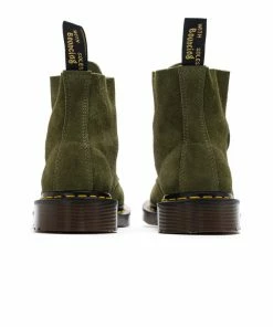 Dr. Martens 101 Suede Ankle Boot - Army Green/Desert Oasis