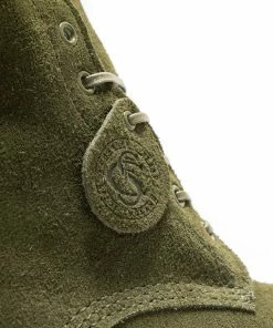 Dr. Martens 101 Suede Ankle Boot - Army Green/Desert Oasis