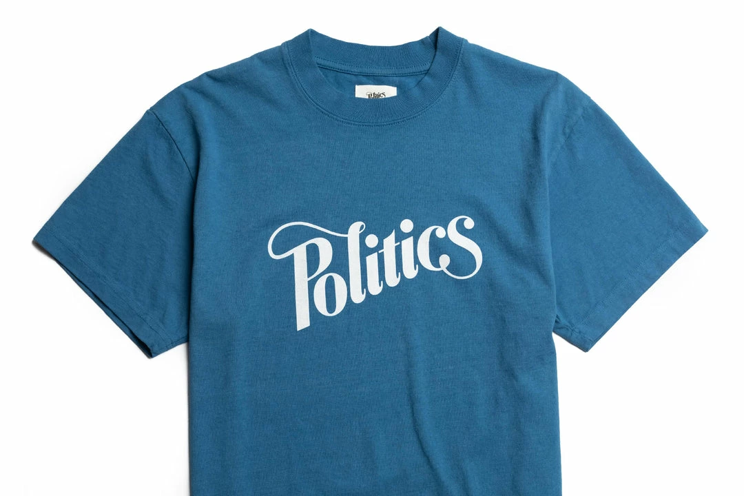 Sneaker Politics Latest Politics Every Days Tee - Lapis Blue 2 Sneaker Politics Latest Politics Every Days Tee - Lapis Blue