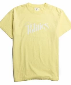 Sneaker Politics Politics Every Days Tee - Tender Yellow Latest