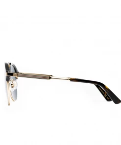 Latest Gucci Avaiator Sunglasses - Black/Gold