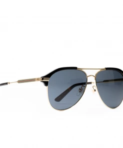 Latest Gucci Avaiator Sunglasses - Black/Gold