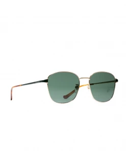 Gucci Square Sunglasses - Gold/Green Latest