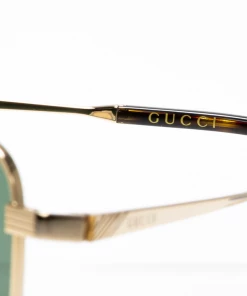 Latest Gucci Pilot Sunglasses - Gold/Green 17 Latest Gucci Pilot Sunglasses - Gold/Green
