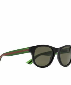 Latest Gucci Square Sunglasses - Black/Green