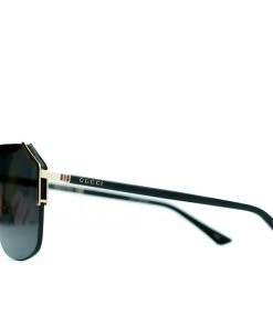 Gucci Panorama Sunglasses - Gold/Grey Latest 8 Gucci Panorama Sunglasses - Gold/Grey Latest
