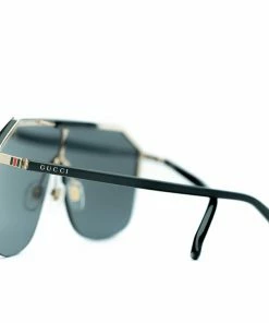 Gucci Panorama Sunglasses - Gold/Grey Latest 9 Gucci Panorama Sunglasses - Gold/Grey Latest