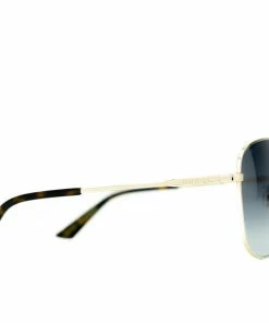 Latest Gucci Pilot Sunglasses - Gold/Grey