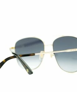 Latest Gucci Pilot Sunglasses - Gold/Grey