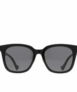 WMNS Gucci Square Sunglasses - Black/Grey Latest