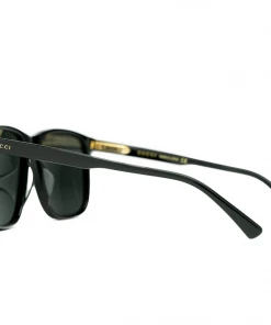 Gucci Rectangle Sunglasses - Black/Grey Latest