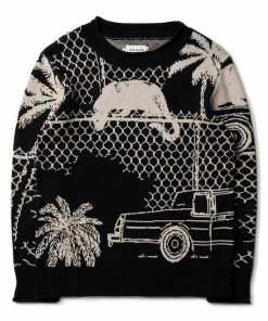 Latest Honor The Gift Jungle Knit Sweater - Black