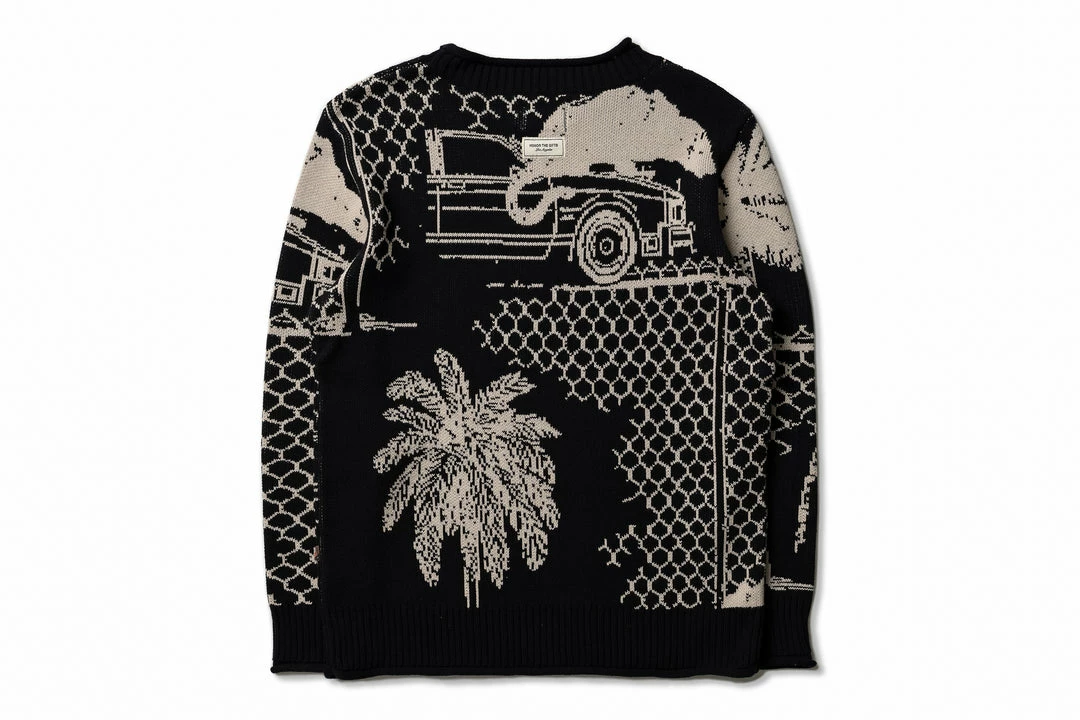 Latest Honor The Gift Jungle Knit Sweater - Black 2 Latest Honor The Gift Jungle Knit Sweater - Black