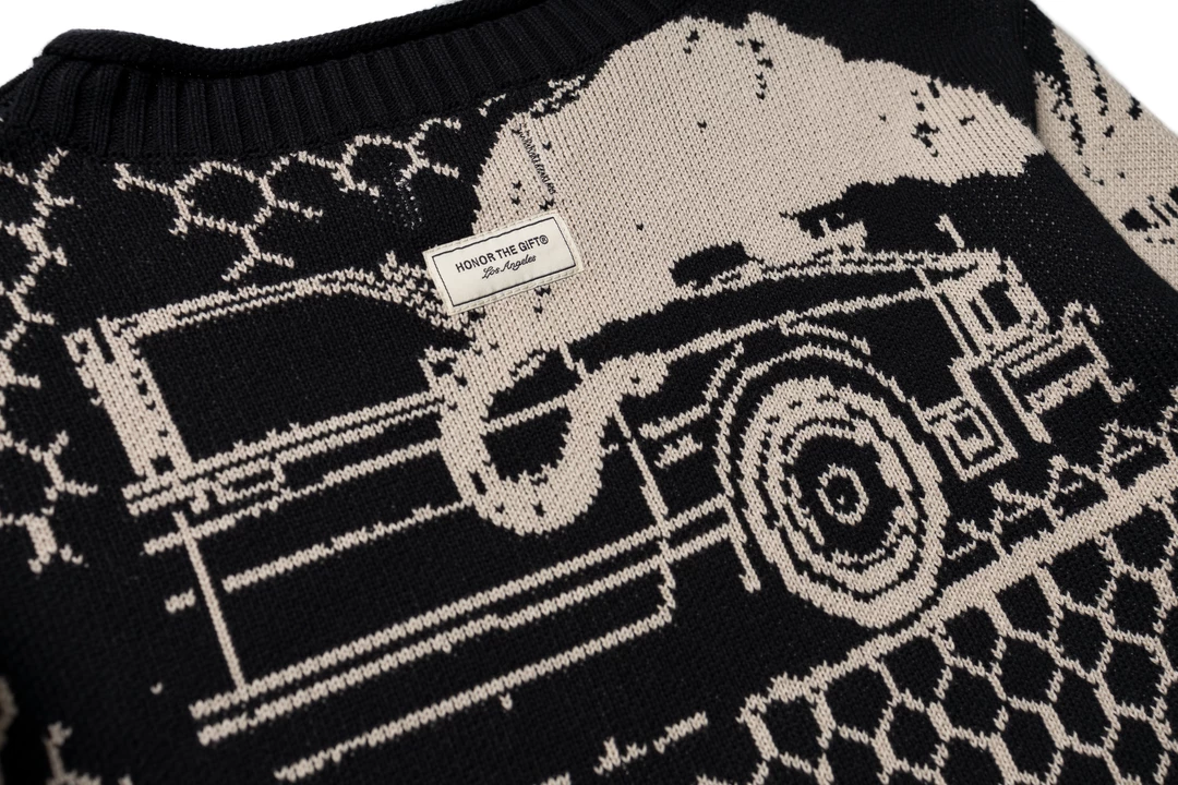 Latest Honor The Gift Jungle Knit Sweater - Black 4 Latest Honor The Gift Jungle Knit Sweater - Black