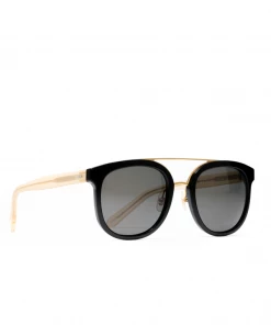 Latest WMNS Krewe CL-10 Polarized Sunglasses - Black/24K/Grey