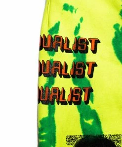 Apparel INDVLST Tie Dye Fleece Sweatpants - Green