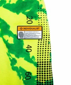 Apparel INDVLST Tie Dye Fleece Sweatpants - Green