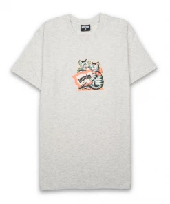 Ice Cream Purr Fect Tee - Heather Grey