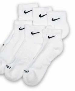 Nike Everyday Plus Cushioned Ankle Socks (6-Pack) - White