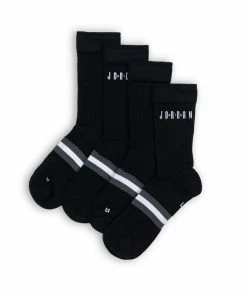Jordan Brand Jordan Legacy Crew Socks (2-Pack) - Black/Grey