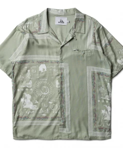 Latest Jungles Bandana Button Up - Green