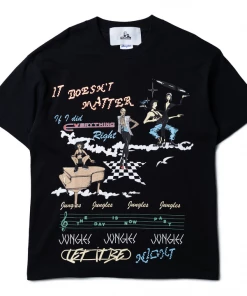 Jungles It Doesn't Matter Tee - Black Latest