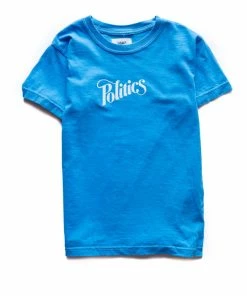 Sneaker Politics Latest Kids Politics Mini Logo Tee - Baby Blue
