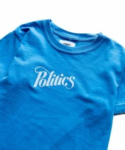 Sneaker Politics Latest Kids Politics Mini Logo Tee - Baby Blue